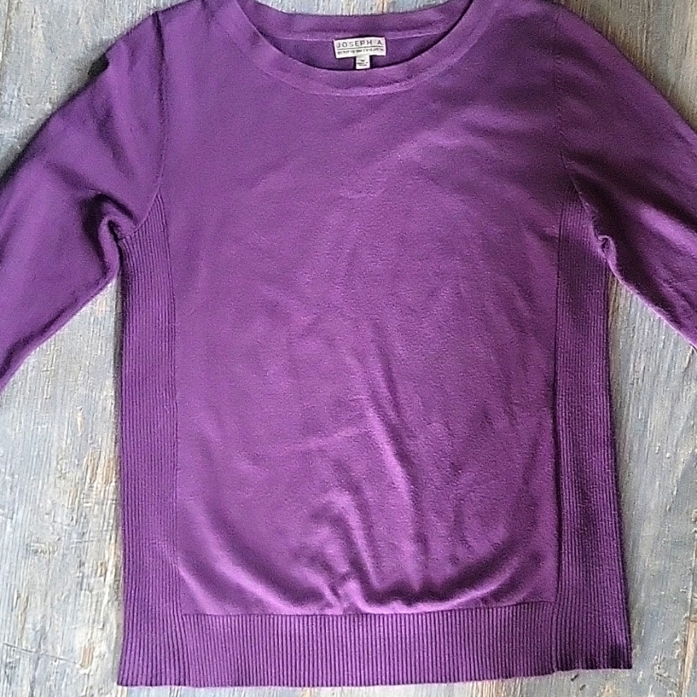 Purple Knit Lightweight Sweater